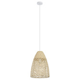 Sorella Living Sambucona Bell Rattan Pendant Light