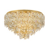 Sorella Living Calmeilles Crystal Flush Mount Ceiling Light