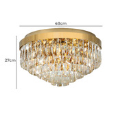 Sorella Living Valparaiso Crystal Flush Mount Ceiling Light