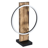 Sorella Living Boyal Rubberwood LED Table Lamp