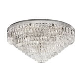 Sorella Living Valparaiso Steel &amp; Glass Flush Mount Ceiling Light