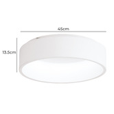 Sorella Living Marghera Round Steel LED Oyster Light