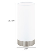 Sorella Living Pasteri Steel Touch Table Lamp