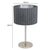 Sorella Living Tamaresco Velvet Table Lamp