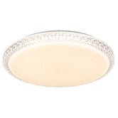 Sorella Living Delilah Round Crystal Look LED Oyster Light