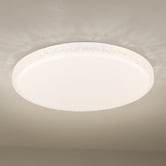 Sorella Living Delilah Round Crystal Look LED Oyster Light