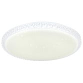 Sorella Living Delilah Round Crystal Look LED Oyster Light