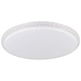 Sorella Living Delilah Round Crystal Look LED Oyster Light