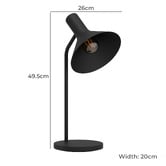 Sorella Living Morescana Steel Table Lamp