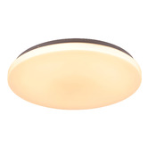 Sorella Living Diego Steel 38cm LED Oyster Light with Microwave Sensor