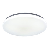 Sorella Living Diego Steel 38cm LED Oyster Light with Microwave Sensor