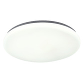 Sorella Living Diego Steel 48cm LED Oyster Light