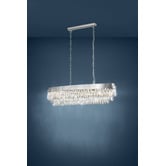 Sorella Living Valparaiso Cut Glass 115cm Linear Chandelier