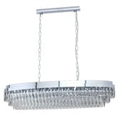 Sorella Living Valparaiso Cut Glass 115cm Linear Chandelier