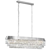 Sorella Living Valparaiso Cut Glass 115cm Linear Chandelier