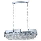 Sorella Living Valparaiso Cut Glass 90cm Chandelier