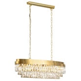 Sorella Living Valparaiso Cut Glass 90cm Chandelier