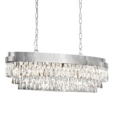 Sorella Living Valparaiso Cut Glass 90cm Chandelier