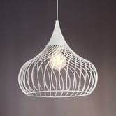 Sorella Living Staverton Teardrop Steel Pendant Light