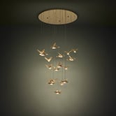 Sorella Living Paratebueno Steel LED 17 Light Pendant