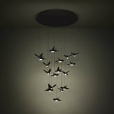 Sorella Living Paratebueno Steel LED 17 Light Pendant