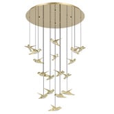 Sorella Living Paratebueno Steel LED 17 Light Pendant
