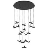 Sorella Living Paratebueno Steel LED 17 Light Pendant