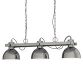 Sorella Living Lubenham 3 Light Steel Pendant