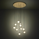 Sorella Living Round Portocolom 10 Light LED Pendant