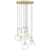 Sorella Living Round Portocolom 10 Light LED Pendant