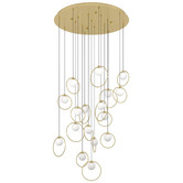 Sorella Living Round Portocolom 17 Light LED Pendant
