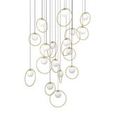 Sorella Living Round Portocolom 17 Light LED Pendant