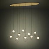 Sorella Living Oblong Portocolom 10 Light LED Pendant