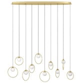 Sorella Living Oblong Portocolom 10 Light LED Pendant