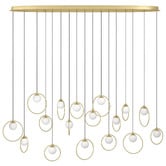 Sorella Living Oblong Portocolom 17 Light LED Pendant