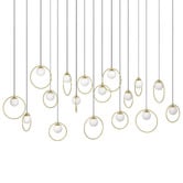 Sorella Living Oblong Portocolom 17 Light LED Pendant