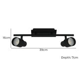 Sorella Living Davida 2 Light Bar Spotlight