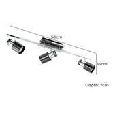 Sorella Living Davida Steel 3-Light Bar Spotlight