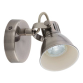 Sorella Living Seras Steel Adjustable Wall Spotlight