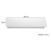 Sorella Living Zubialde Steel LED Flush Mount Wall Light