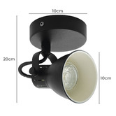 Sorella Living Seras Steel Spotlight
