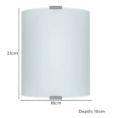 Sorella Living Grafik Steel Wall Light