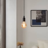 Sorella Living Celecto E27 Golf Ball 4W Amber Dimmable LED Filament Bulb