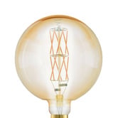 Sorella Living Radiance Giant E27 Golf Ball 8W Amber 30.5cm LED Filament Bulb