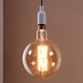 Sorella Living Radiance Giant E27 Golf Ball 8W Amber 30.5cm LED Filament Bulb