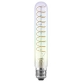 Sorella Living Elvo E27 Tubular Warm White 4W Rainbow LED Filament Bulb