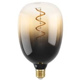 Sorella Living Morrie E27 Tubular Warm White 4W Brown 12cm LED Filament Bulb