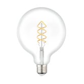 Sorella Living Glintz E27 Round G125 7.3W LED Spiral Filament Bulb