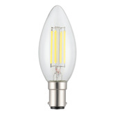 Sorella Living Flik B15 Clear Candle 4W Dimmable LED Filament Bulb