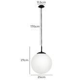 Sorella Living Rondo Steel Pendant Light